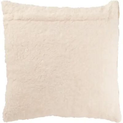 J-Line Coussin carré à lignes en coton beige 45x45x12 cm - Publicité J-Line Coussin carré à lignes en coton beige 45x45x12 cm - Publicité