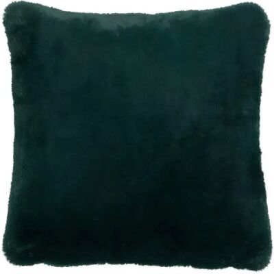 J-Line Coussin carré en polyester vert foncé 44x41cm - Publicité J-Line Coussin carré en polyester vert foncé 44x41cm - Publicité