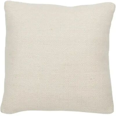 J-Line Coussin tissé en laine beige 45x45x12 cm - Publicité J-Line Coussin tissé en laine beige 45x45x12 cm - Publicité