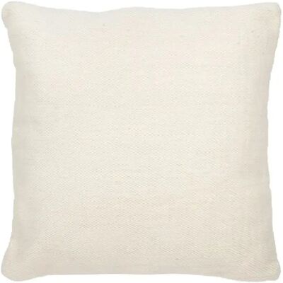 J-Line Coussin laine beige 60x60x12 cm - Publicité J-Line Coussin laine beige 60x60x12 cm - Publicité