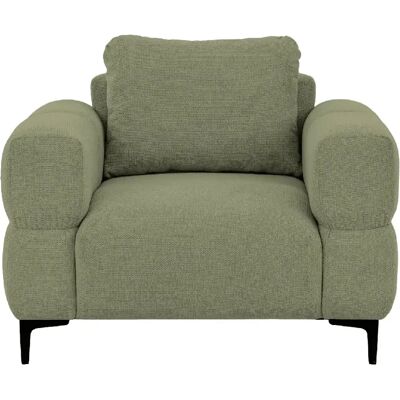 Casanova Fauteuil en tissu lisse Vert - Publicité Casanova Fauteuil en tissu lisse Vert - Publicité