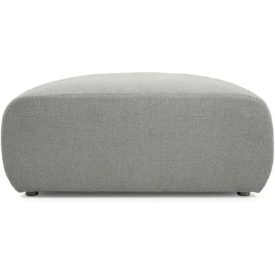 Casanova Pouf en tissu lisse Gris clair 106x57x45cm - Publicité Casanova Pouf en tissu lisse Gris clair 106x57x45cm - Publicité