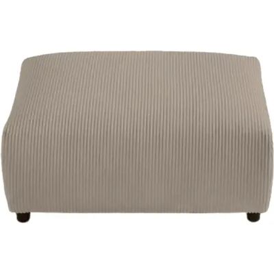 Casanova Pouf en velours côtelé Café 88x88x37 - Publicité Casanova Pouf en velours côtelé Café 88x88x37 - Publicité