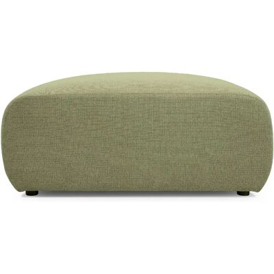 Casanova Pouf en tissu chiné Vert 105x57x40cm - Publicité Casanova Pouf en tissu chiné Vert 105x57x40cm - Publicité