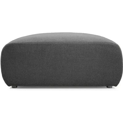 Casanova Pouf en tissu lisse Gris foncé 106x57x45 - Publicité Casanova Pouf en tissu lisse Gris foncé 106x57x45 - Publicité