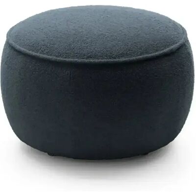 Casanova Pouf en tissu bouclette Bleu 65x65x43cm - Publicité Casanova Pouf en tissu bouclette Bleu 65x65x43cm - Publicité