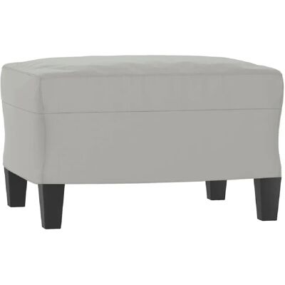 Decoshop26 Repose-pieds tabouret 60 x 50 x 41 cm tissu microfibre gris et contreplaqué DEC030233 - Publicité Decoshop26 Repose-pieds tabouret 60 x 50 x 41 cm tissu microfibre gris et contreplaqué DEC030233 - Publicité