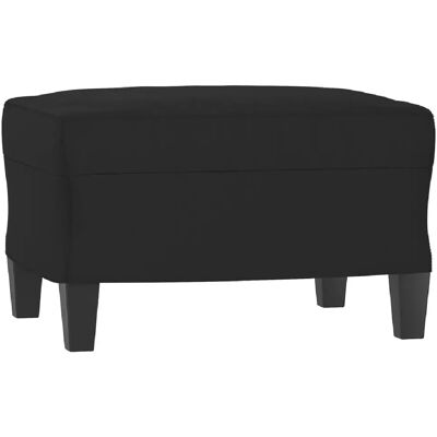 Decoshop26 Repose-pieds tabouret 60 x 50 x 41 cm tissu microfibre noir et contreplaqué DEC030497 - Publicité Decoshop26 Repose-pieds tabouret 60 x 50 x 41 cm tissu microfibre noir et contreplaqué DEC030497 - Publicité