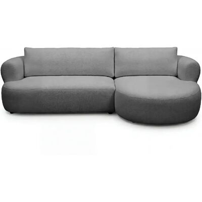 Casanova Canapé d'angle tissu chenille 4 places Gris foncé Gauche - Publicité Casanova Canapé d'angle tissu chenille 4 places Gris foncé Gauche - Publicité