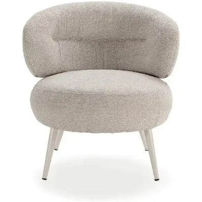 Casanova Fauteuil pieds en métal Beige - Publicité Casanova Fauteuil pieds en métal Beige - Publicité