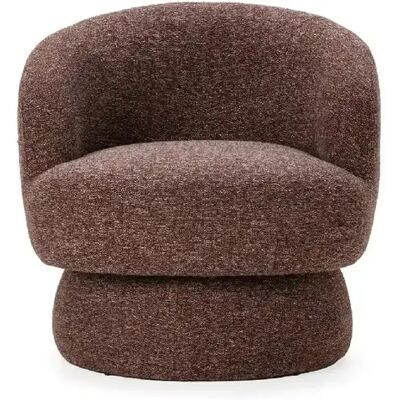 Casanova Fauteuil en en tissu Terracotta - Publicité Casanova Fauteuil en en tissu Terracotta - Publicité
