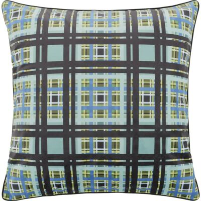 Designers Guild Housse de coussin imprimée en velour, CHENNAI AZURE - Publicité Designers Guild Housse de coussin imprimée en velour, CHENNAI AZURE - Publicité