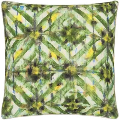 Designers Guild Housse de coussin imprimée en gabardine de coton, PARQUET BATIK FOREST - Publicité Designers Guild Housse de coussin imprimée en gabardine de coton, PARQUET BATIK FOREST - Publicité