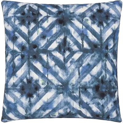 Designers Guild Housse de coussin imprimée en gabardine de coton, PARQUET BATIK INDIGO - Publicité Designers Guild Housse de coussin imprimée en gabardine de coton, PARQUET BATIK INDIGO - Publicité