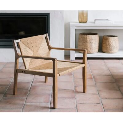 Alexandra House Living Fauteuil Catalina, chêne madré, 64 x 71 x 72 - Publicité Alexandra House Living Fauteuil Catalina, chêne madré, 64 x 71 x 72 - Publicité
