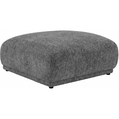 Casanova Pouf en tissu chenille Gris foncé 102x83x46 - Publicité Casanova Pouf en tissu chenille Gris foncé 102x83x46 - Publicité