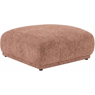 Casanova Pouf en tissu chenille Terracotta 102x83x46 - Publicité Casanova Pouf en tissu chenille Terracotta 102x83x46 - Publicité