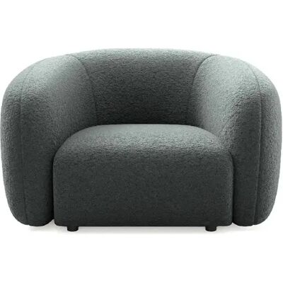 Casanova Fauteuil tissu bouclette Gris foncé - Publicité Casanova Fauteuil tissu bouclette Gris foncé - Publicité