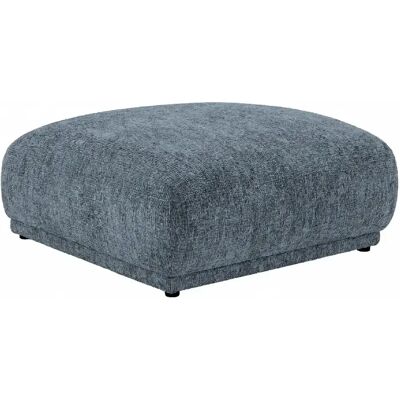 Casanova Pouf en tissu chenille Bleu 102x83x46 - Publicité Casanova Pouf en tissu chenille Bleu 102x83x46 - Publicité