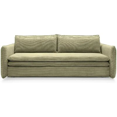 Casanova Canapé droit convertible 3 places 3 places Vert Olive - Publicité Casanova Canapé droit convertible 3 places 3 places Vert Olive - Publicité