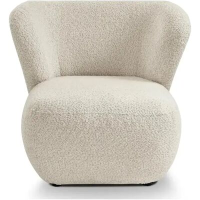 Casanova Fauteuil tissu bouclette Beige - Publicité Casanova Fauteuil tissu bouclette Beige - Publicité