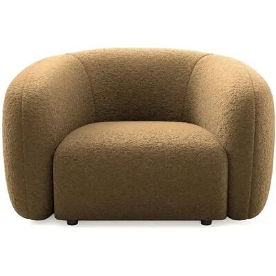 Casanova Fauteuil tissu bouclette Café - Publicité Casanova Fauteuil tissu bouclette Café - Publicité