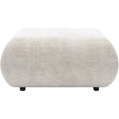 Casanova Pouf en tissu lisse Beige 88x88x41 - Publicité Casanova Pouf en tissu lisse Beige 88x88x41 - Publicité