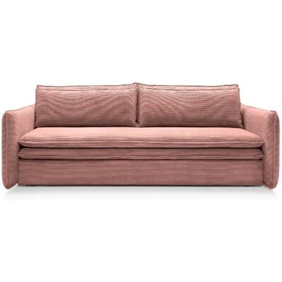 Casanova Canapé droit convertible 3 places 3 places Rose - Publicité Casanova Canapé droit convertible 3 places 3 places Rose - Publicité