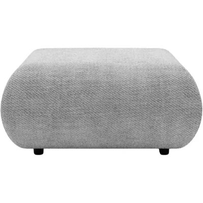 Casanova Pouf en tissu lisse Gris clair 88x88x41 - Publicité Casanova Pouf en tissu lisse Gris clair 88x88x41 - Publicité