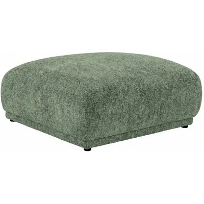 Casanova Pouf en tissu chenille Vert 102x83x46 - Publicité Casanova Pouf en tissu chenille Vert 102x83x46 - Publicité