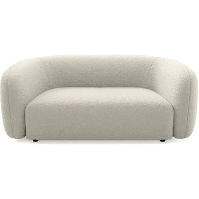 Casanova Canapé droit tissu bouclette 2 places Beige - Publicité Casanova Canapé droit tissu bouclette 2 places Beige - Publicité