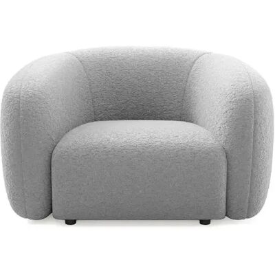 Casanova Fauteuil tissu bouclette Gris clair - Publicité Casanova Fauteuil tissu bouclette Gris clair - Publicité