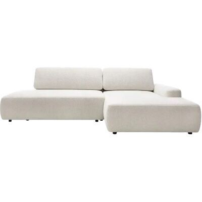 Casanova Canapé d'angle convertible coffre tissu chiné 3 places Beige Droit - Publicité Casanova Canapé d'angle convertible coffre tissu chiné 3 places Beige Droit - Publicité