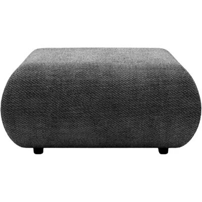Casanova Pouf en tissu lisse Gris foncé 88x88x41 - Publicité Casanova Pouf en tissu lisse Gris foncé 88x88x41 - Publicité