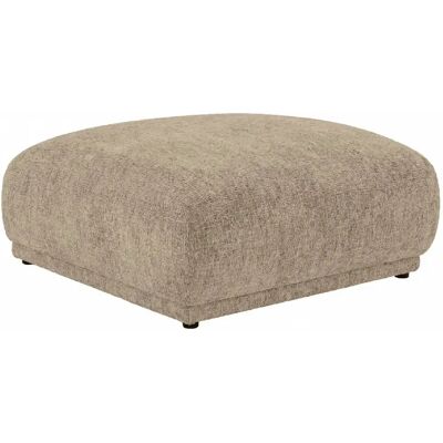 Casanova Pouf en tissu chenille Café 102x83x46 - Publicité Casanova Pouf en tissu chenille Café 102x83x46 - Publicité