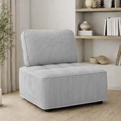 Idmarket MODULE CANAPE / FAUTEUIL GRIS - Publicité Idmarket MODULE CANAPE / FAUTEUIL GRIS - Publicité