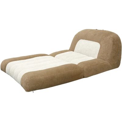 Générique Canapé-lit pliant beige 100 cm en polyester - VERCART - Publicité Générique Canapé-lit pliant beige 100 cm en polyester - VERCART - Publicité