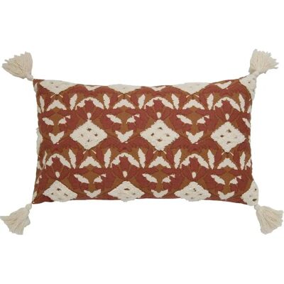 ATMOSPHERA Housse de Coussin Déco Sienna 30x50cm Terracotta - Publicité ATMOSPHERA Housse de Coussin Déco Sienna 30x50cm Terracotta - Publicité