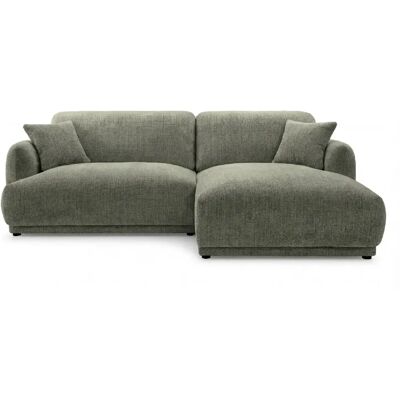 Casanova Canapé d'angle tissu chenille 3 places Vert Droit - Publicité Casanova Canapé d'angle tissu chenille 3 places Vert Droit - Publicité