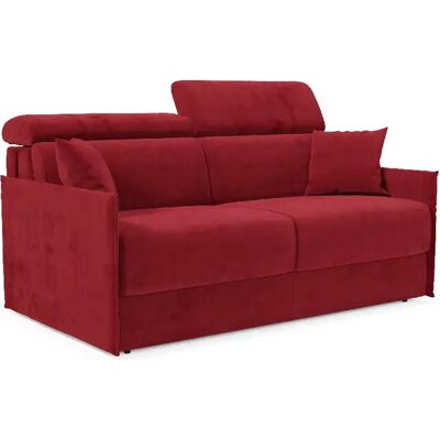 Divani.store Miryam Canapé lit en tissu imperméable 189 cm (mat.160x197) rouge - Publicité Divani.store Miryam Canapé lit en tissu imperméable 189 cm (mat.160x197) rouge - Publicité