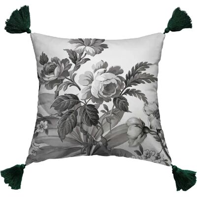 Les ateliers du linge Gallica - 40x40 cm - Gris - Publicité Les ateliers du linge Gallica - 40x40 cm - Gris - Publicité
