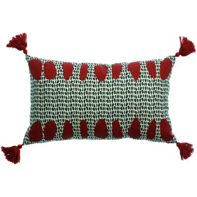 Les ateliers du linge Coussin Kilima - 50x30 cm - Beige - Publicité Les ateliers du linge Coussin Kilima - 50x30 cm - Beige - Publicité