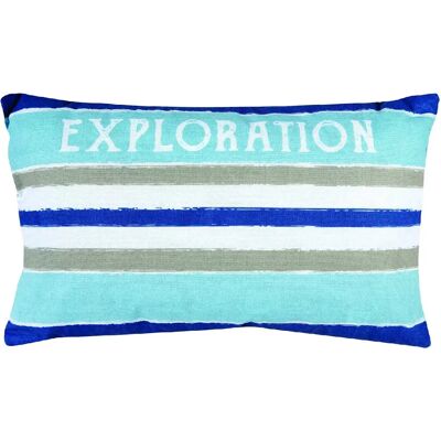 Les ateliers du linge Exploration - 30x50 cm - Bleu - Publicité Les ateliers du linge Exploration - 30x50 cm - Bleu - Publicité