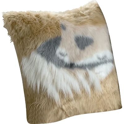 Les ateliers du linge Brushy renard - 40x40 cm - Beige - Publicité Les ateliers du linge Brushy renard - 40x40 cm - Beige - Publicité