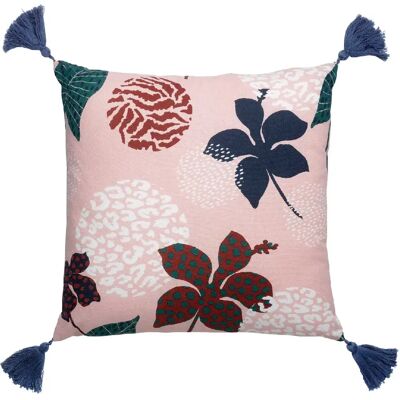 Les ateliers du linge Tikal Blush - 40x40 cm - Rose - Publicité Les ateliers du linge Tikal Blush - 40x40 cm - Rose - Publicité