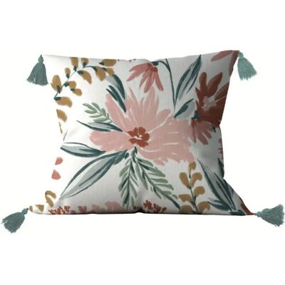 Les ateliers du linge Emilia - 40x40 cm - Rose - Publicité Les ateliers du linge Emilia - 40x40 cm - Rose - Publicité