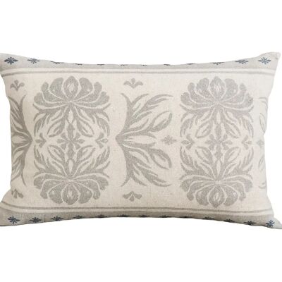 Les Ateliers du Linge Coussin imprimé 100%coton folk - Publicité Les Ateliers du Linge Coussin imprimé 100%coton folk - Publicité