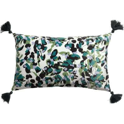 Les Ateliers du Linge Coussin imprime 100% polyester sanae - Publicité Les Ateliers du Linge Coussin imprime 100% polyester sanae - Publicité