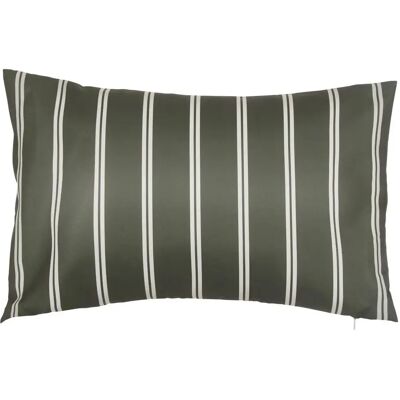 ATMOSPHERA Housse de Coussin Extérieur Rayé Tileo 30x50cm Kaki - Publicité ATMOSPHERA Housse de Coussin Extérieur Rayé Tileo 30x50cm Kaki - Publicité