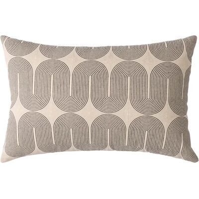 Paris Prix Coussin à Motifs Métallisés Ondine 40x60cm Beige & Noir - Publicité Paris Prix Coussin à Motifs Métallisés Ondine 40x60cm Beige & Noir - Publicité